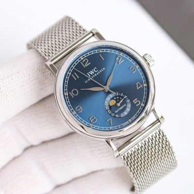 IWC Porofino 39mm 2824 Movement Calendar Sub-dial Blue/White Face Watch